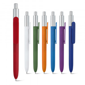 KIWU Chrome. Długopis wykonany z ABS, błyszczące wykończnie i lakierowany wierzch z chromowym wykończeniem