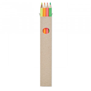 BOWY - 4 odblaskowe ołówki w pudełku