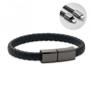 FAULETI CHARGE - Pleciona bransoletka z USB-C