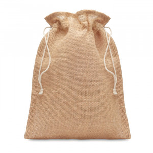 JUTE SMALL - Torebka prezentowa z juty