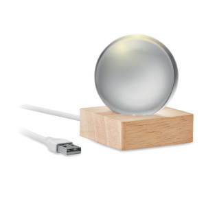 LIGHT - Szklana kula LED