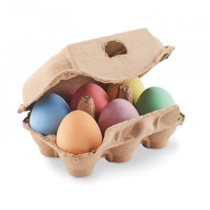 TAMAGO - 6 kredowych jajek w pudełku