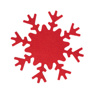 Podkładki filcowe Snowflake