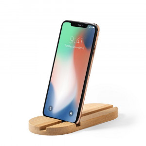 Bambusowy stojak na telefon, stojak na tablet