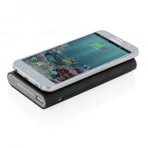 Bezprzewodowy 5W power bank 8000 mAh typu C