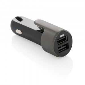 Ładowarka samochodowa USB 3 w 1 Swiss Peak, młotek bezpieczeństwa