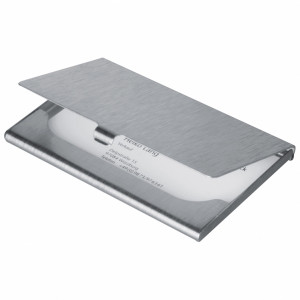 Etui na wizytówki metalowe WALES