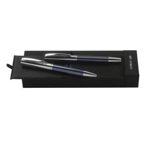 Zestaw NPBR484 - długopis NSH4844 `Conquest Blue` + Pióro kulkowe NSH4845 `Conquest Blue`